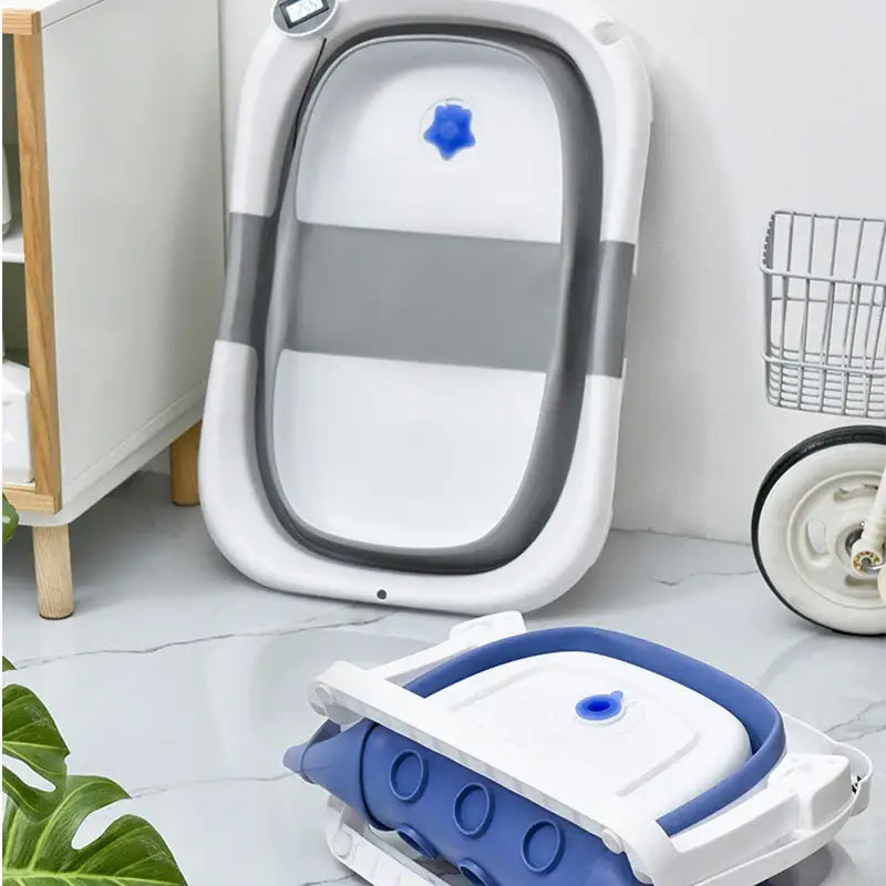 Baignoire pliable bébé avec thermomètre