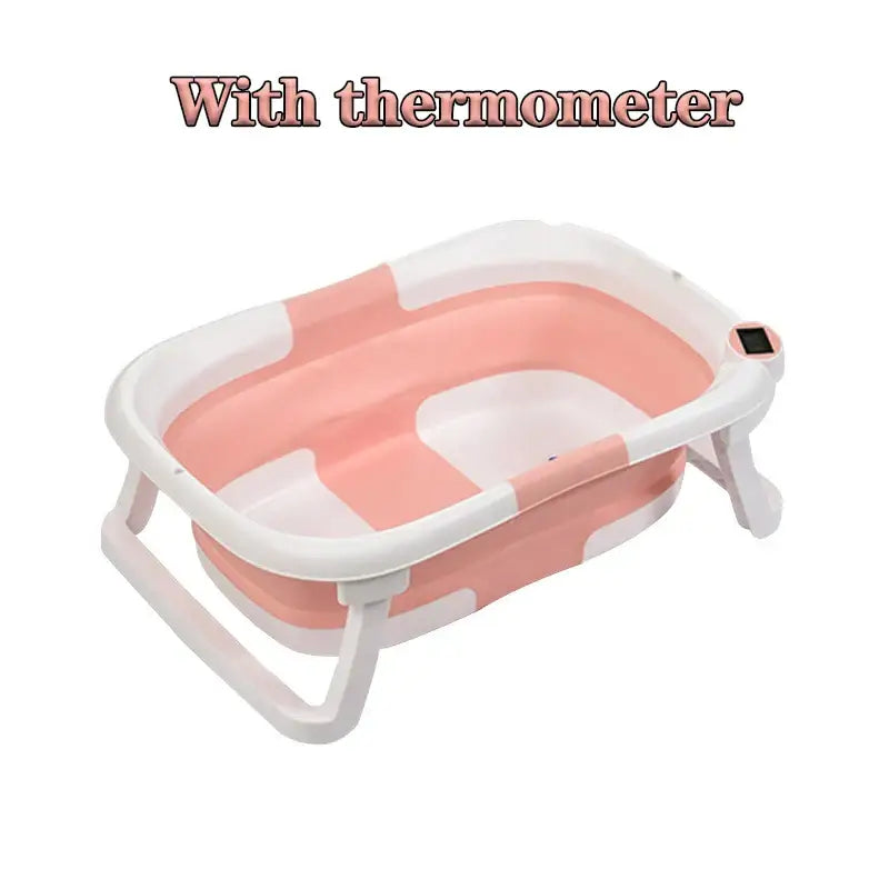 Baignoire pliable bébé avec thermomètre