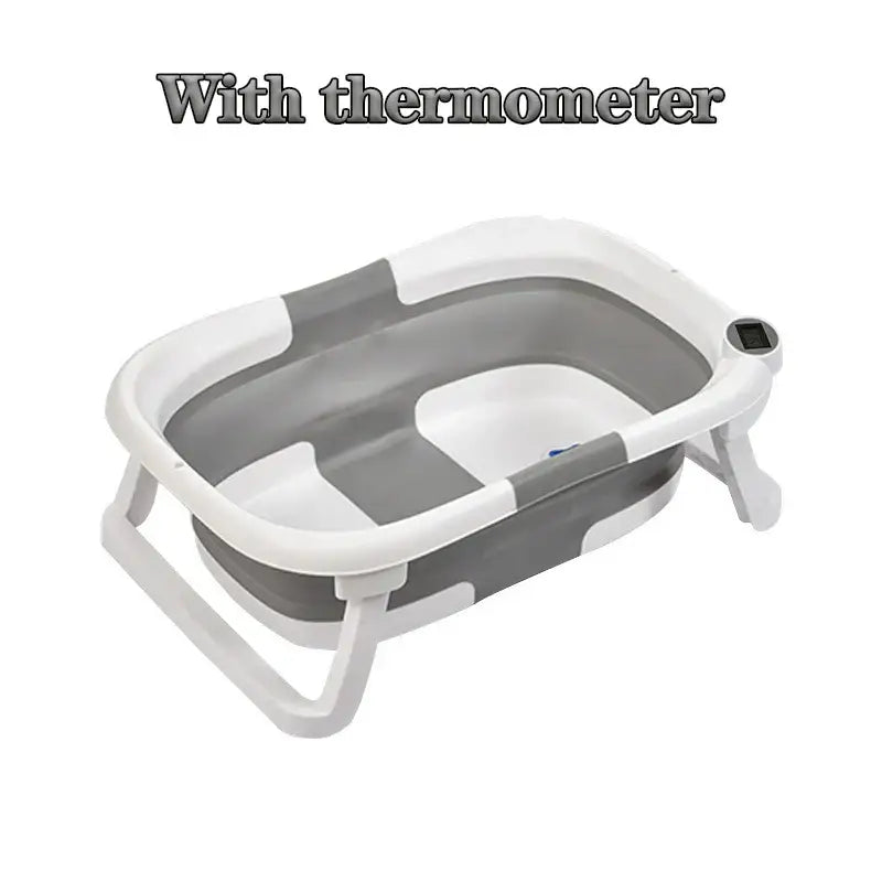 Baignoire pliable bébé avec thermomètre