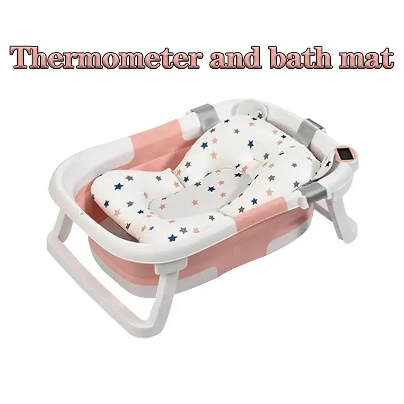 Baignoire pliable bébé avec thermomètre
