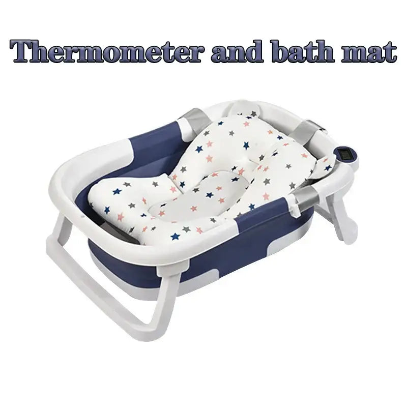Baignoire pliable bébé avec thermomètre