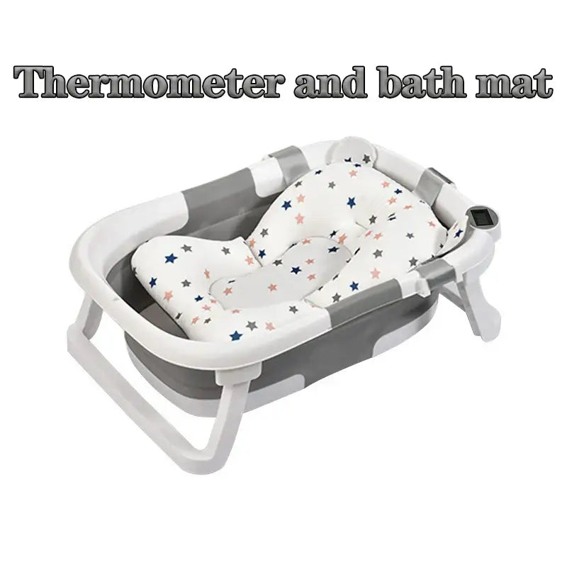 Baignoire pliable bébé avec thermomètre