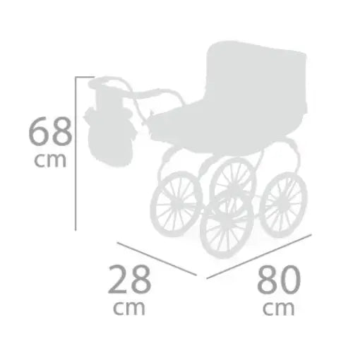 DeCuevas Toys classic car doll babies reborn gift for girls (87046) dolls newborn baby girl