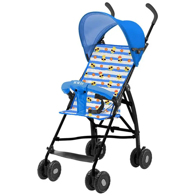 Poussette Canne Coloree Rayure Toutpiti