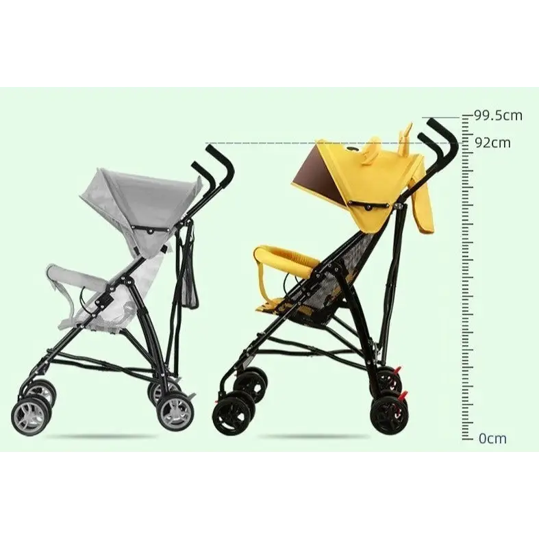 Poussette Canne Jaune