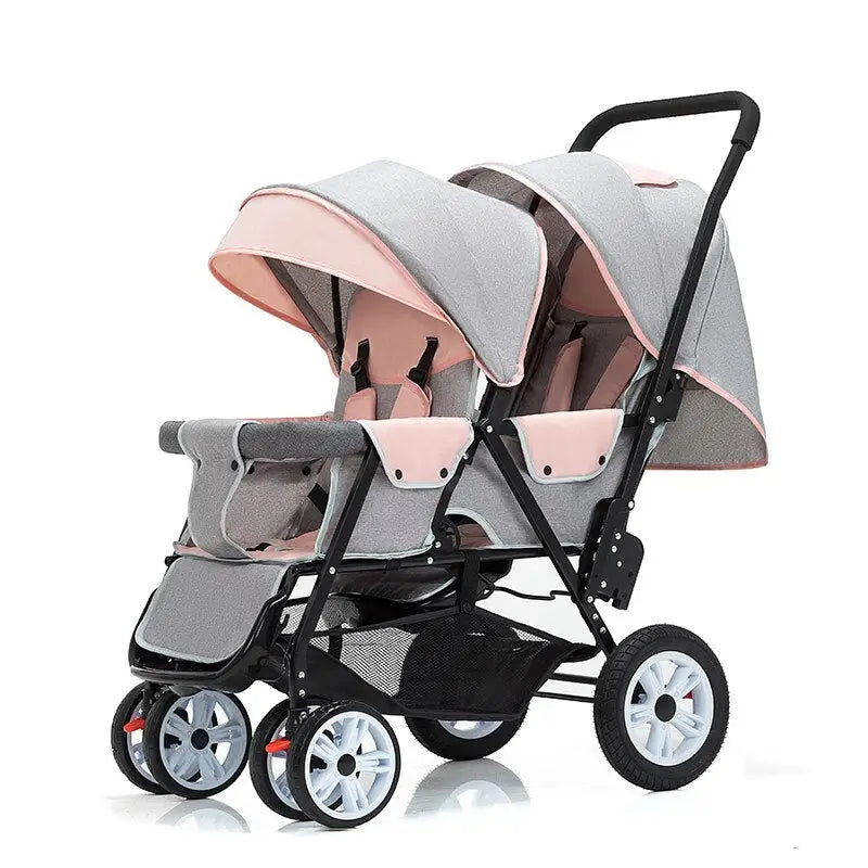 Poussette Double Grande Roue
