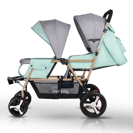 Poussette Double Pliable