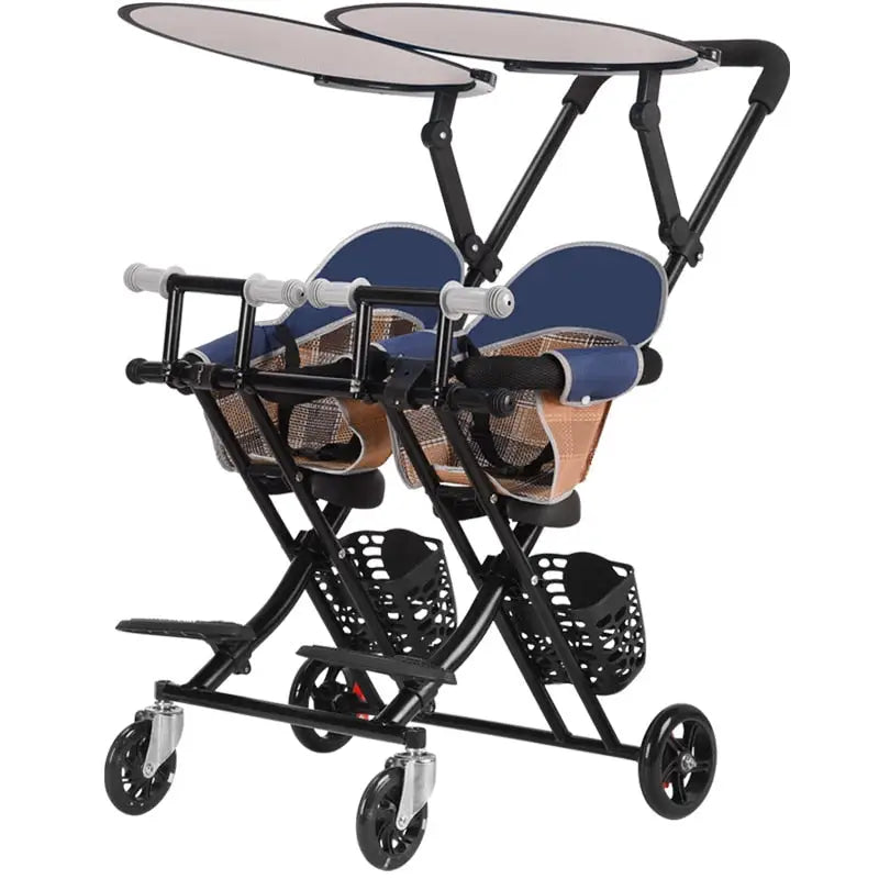 Poussette Double Pliage Facile Toutpiti