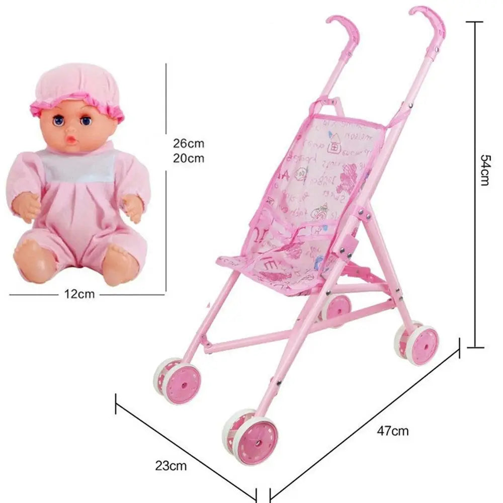 Poussette Poupee Rose