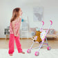 Toy Stroller With Bottom Basket For Kids Dress Girls Ages 3 Gift Girl Doll Accessories
